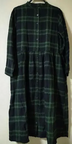 ロングシャツワンピース