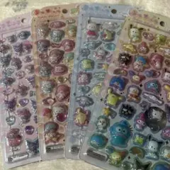 うるちゅるポップシール　サンリオキャラクターシール4枚セット　正規品