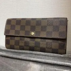 ルイヴィトン　ポルトフォイユサラ　ダミエ　長財布　モノグラム　レザー