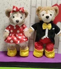 ダッフィー＆シェリーメイ　Ｓサイズ　ミッキー＆ミニーコスチューム