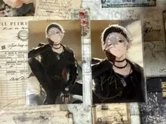 にじさんじ メタルカード 箔押しサイン/葛葉