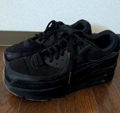 ナイキ エア マックス 90 LV8 ウィメンズシューズ　ブラック厚底黒25cm