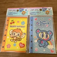 新品❗️セリアエンジェルブルーデイジーラバース シール帳　6穴シール帳　２点セットのサムネイル