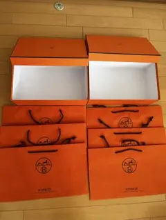 HERMES エルメス箱とショッパー、ショッピング袋　ギフトボックス