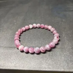 ピンクビーズブレスレット 15号