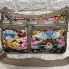 2240　レスポートサック　ハワイ限定　かごバッグ風　リュック　極美品 LeSportsac リュック バックパック 可愛い レスポートサック