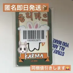 straykidsKARMA FANS ラキドロ リアルタッチトレカ リノ