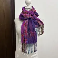 【新品、未使用】個性的☆素敵な色合い♡ストール　ショール　マフラー