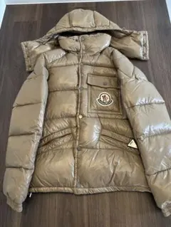 コロコロ　MONCLER クリーム色 ダウンジャケット MONCLER（モンクレール） レディース ダウンジャケット Rubrouk Teddy