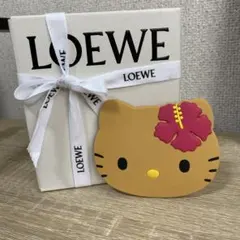 sweet9月号付録 日焼けハローキティ フェイス形ミラー