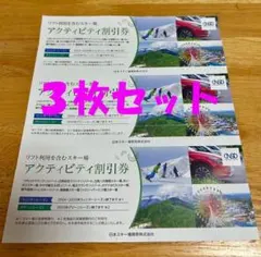 日本駐車場開発 アクティビティ割引券 ３枚セット