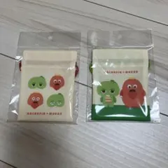 Gachapin×Mukku 小型巾着ポーチ 2個セット