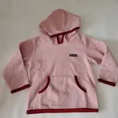 95 フリース フード付き トレーナー ピンク
