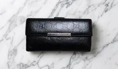 GUCCI マイクロシマ 長財布 Shima Wallet 449393 - メルカリ