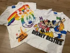 ディズニー Tシャツ 2枚セット ミニー ミッキー＆フレンズ 120、130