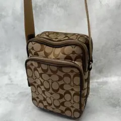 COACH コーチ ショルダーバッグ クロスボディ シグネチャー キャンバス