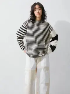 G.F.G.S. for ADAM ET ROPE' 別注 ボートネックボーダー