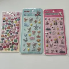 PEANUTS スヌーピー トムとジェリー　ぷくぷくシール 立体シール　セット