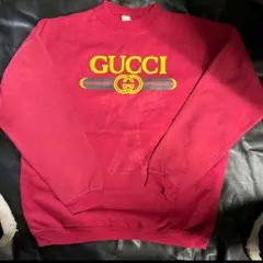 ハ*ヒ様 GUCCI グッチ 1921 ロゴ スウェットトレーナー レッド - メルカリ