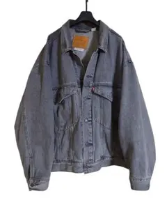 リーバイス ブラック デニムジャケット XL トラッカージャケット