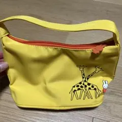 格安！ミッフィー ミニポーチ イエロー