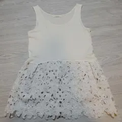 LABORATORY WORK ノースリーブインナー ホワイトのサムネイル