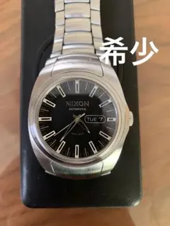 希少NIXON 自動巻き時計 ブラック