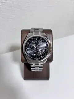 シチズン アテッサ at8040-57e 電波ソーラー クロノグラフ