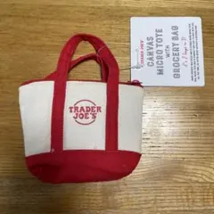 TRADER JOE'S キャンバス ミニトートバッグinエコバッグ