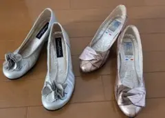 Monet 美品 パンプス 2足組Set 22.5㎝ EEE 中古品 モネのサムネイル