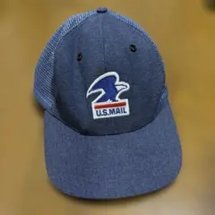 U.S. MAIL キャップ ネイビー メッシュ