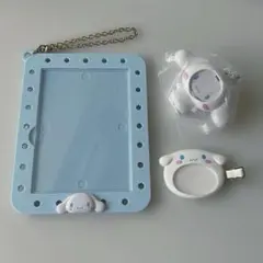 シナモロール　フォトフレームマスコット　他　3点セット