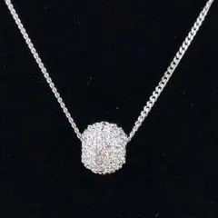 スワロフスキー ネックレス パヴェボール ラインストーン SWAROVSKI