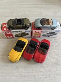 トミカ ダイハツ コペン ホンダ　ビート　s2000 ユーノス　ロードスターのサムネイル