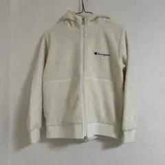 Champion フリースジャケット アイボリー　Lサイズ