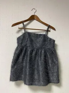 SamansaMos2 blueラメビスチェ