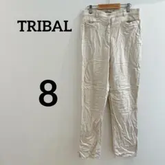 TRIBAL【8】ストレッチチノパン　ベージュ　シンプル