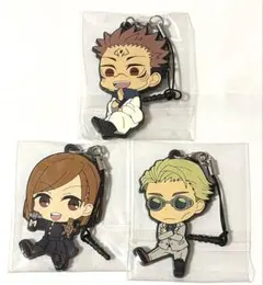 呪術廻戦　ぺたん娘トレーディングラバーストラップ