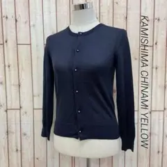 KAMISHIMA CHINAMI YELLOW⭐︎薄手カーディガン【中古】a27