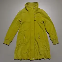 NEXT 9years ボア裏地であったか！ロングコート モスグリーン