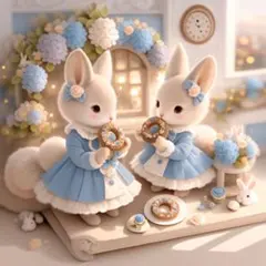 枚数限定パネル ④　ウサギちゃんパネル生地　ハンドメイド 2025年最新】パネル生地 うさぎの人気アイテム - メルカリ