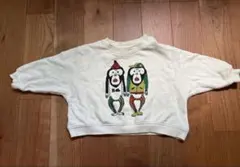 アイボリー トレーナー マーキーズ　男の子　女の子　ベビー　薄手