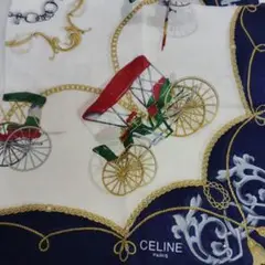 ✿CELINEセリーヌ 馬車柄 ハンカチ未使用保管品✿