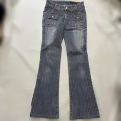 【RU JEANS】ブーツカットデニム ウエスト54㌢のサムネイル