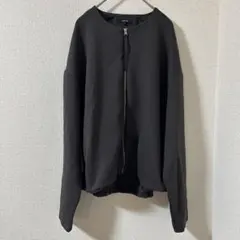 COMME CA ISM コムサイズム ジップジャケット 9号 ブラック