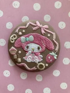 マイメロディ Biscuit3刺繍ピンバッジ
