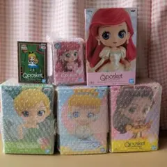 ☆未使用☆　DISNEY　ディズニー　プリンセス　Qposket フィギュア