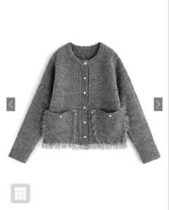 ツイード ニット