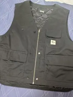 希少 Stussy ブラックベスト XL