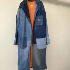 GALLERY DEPT. パッチワーク ボタンレスデニムコートのサムネイル